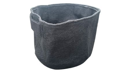 Maceta de tela geotextil Maceta flexible 14.4 litros Maceta para cultivos hidropónicos Maceta con buen drenaje Maceta aireación de raíces Maceta para plantas Maceta de polipropileno Maceta para cultivos en suelo Maceta con aditivos UV Maceta de 14.4 litros Maceta de tela para cultivo