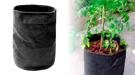 Maceta o Bolsa de Geotextil Flexible 29 Litros