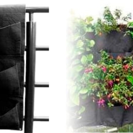 Saco o Alforja de Cultivo con 6 Bolsas de Geotextil