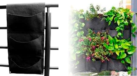 Saco o Alforja de Cultivo con 6 Bolsas de Geotextil