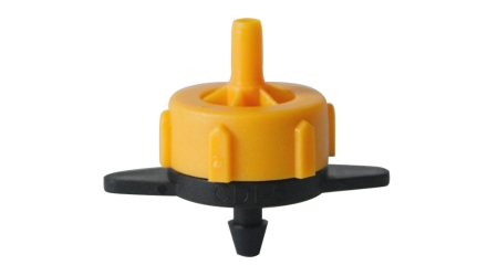 Gotero Auto Compensante CHD de 2 LPH Amarillo