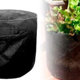Maceta o Bolsa Frutal de Geotextil Flexible 78.5 Litros