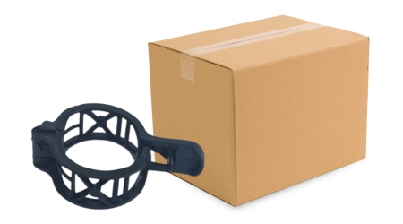Caja de 10,000 anillos para tutoreo de tomate color Negro