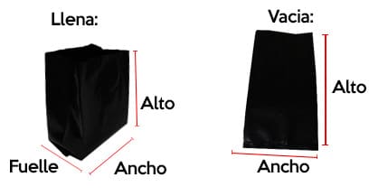 Medidas bolsa 30x30 Bolsa para Vivero 30 x 30 