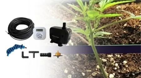 Kit Automatizado de Riego para 5 Macetas de Marihuana
