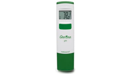 Medidor del Bolsillo Impermeable de pH Groline para Hidroponía HI98118