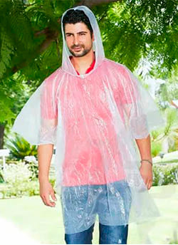 Capa protectora, poncho para exteriores