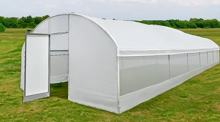 Invernadero hidropónico 5×18 m para FVH y hortalizas