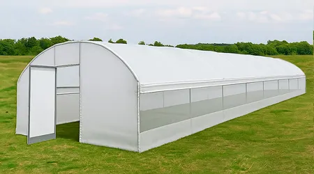 Invernadero hidropónico 5×24 m para FVH y hortalizas