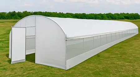 Invernadero hidropónico 5×36 m para FVH y hortalizas