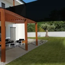 Malla sombra para terraza 2×2 m / sombra 80% / con ojillos