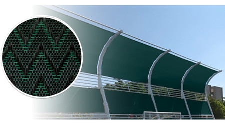 Rollo de Malla sombra verde al 95% de 3.7 x 100 m