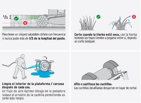 Instrucciones Uso de Podadora
