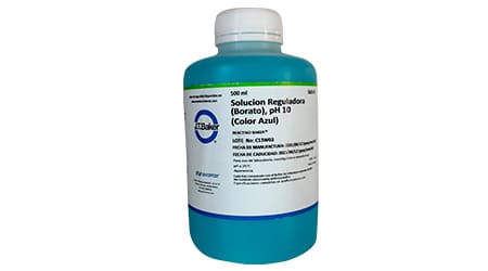 Solución de Calibración pH 10 para Medidores de pH de 500 ml