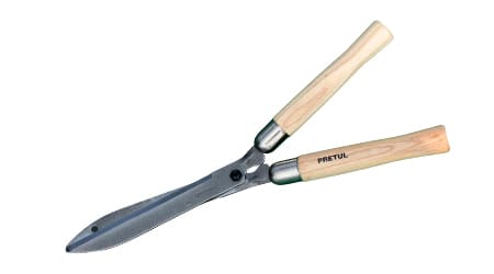 Tijeras para Poda de 19 cm a Dos Manos, con Mango de Madera