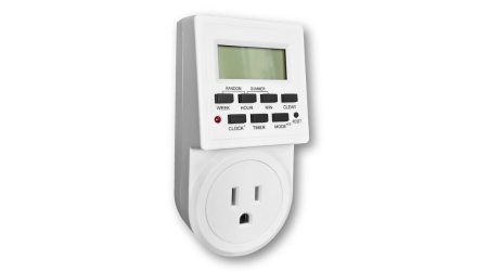 Timer Digital de 20 Tiempos y 15 Amperes
