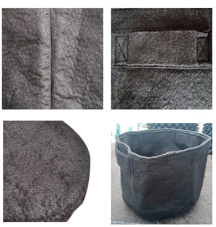 Detalles maceta geotextil 14.4 litros