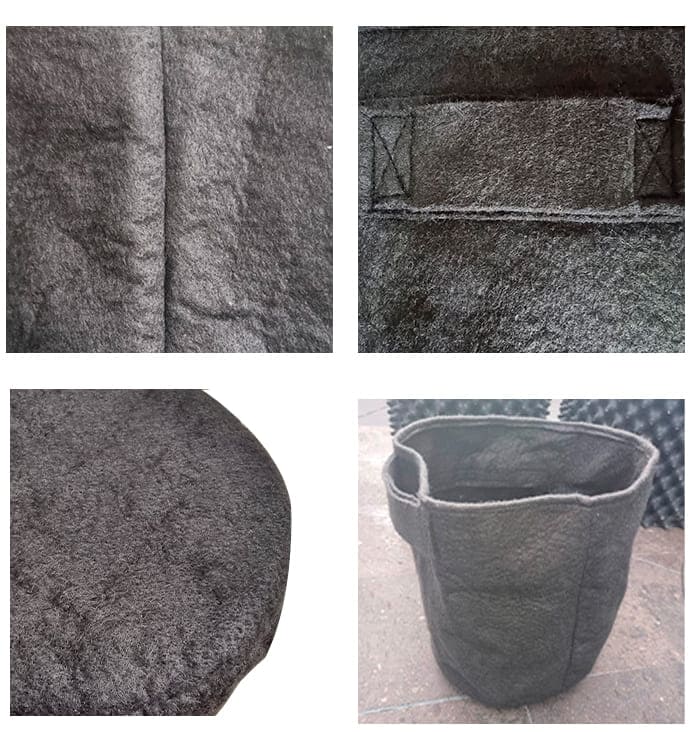 Detalle Maceta geotextil 21.2 litros