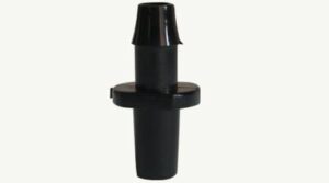 Adaptador con inserción y salida lisa de 7 mm para riego