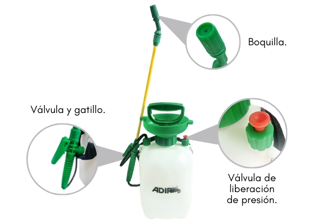 fumigador manual, rociador, atomizador, dispensador, dispersor, esparcidor