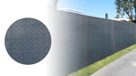 Rollo de Tela o Malla rompevientos color azul-negra de 3.7 m