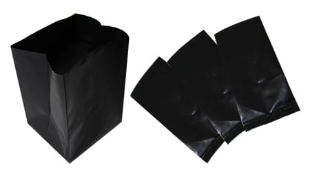 Bolsa para Cultivo 15 x 15 negra por Kilogramo Cal. 400