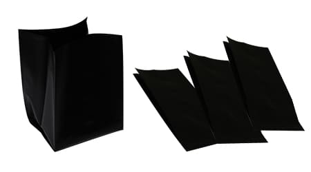 Bolsa para Cultivo 25 x 25 negra por Kilogramo Cal. 400