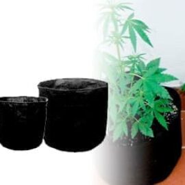 Kit de 4 Macetas para Cannabis de Geotextil Flexible