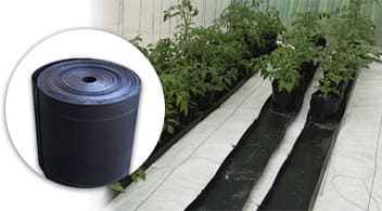 Rollo de Canaleta hidropónica (100 metros de largo por 35 cm de ancho)