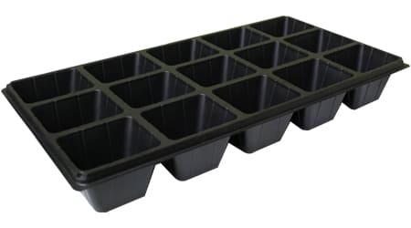 charola 15 cav semillero de 15 cavidades almacigo de 15 cavidades charola para germinar 15 cavidades