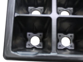 Charola para germinar de 20 Cavidades Cuadradas