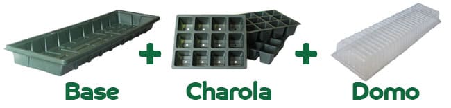 Contendio charola domo de 36 cav