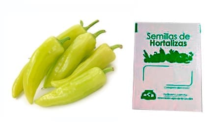 Gramo de Semilla de Chile Güero (Hungaro) Var Hungarian Hot Wax