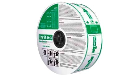 Rollo de Cinta de Riego IRRITEC Cal 6000/Goteros 10 cm/17 mm/1 LPH a 0.55 bar/3,048 m de Largo
