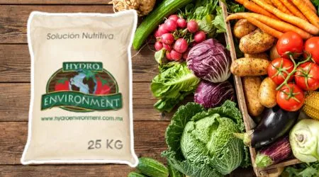 Solución Nutritiva para Hidroponía (hortalizas) en costal de 25 kg