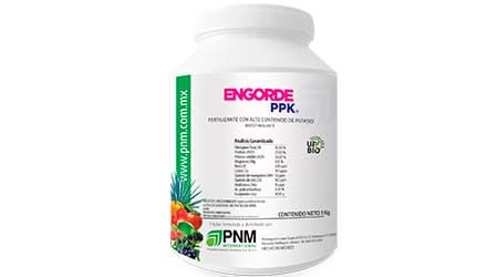 Fertilizante Foliar Bio Estimulante de Frutos de Engorde PPK de 1 Lt