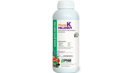 Fertilizante Foliar con Alto Contenido de Potasio de Phyto K Milenium de 1 Litro
