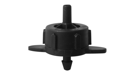 Gotero Auto Compensante CHD de 4 LPH Negro