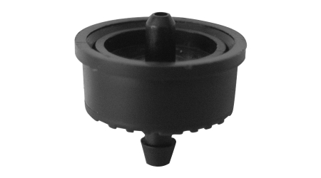 Gotero Autocompensante Anti-drenaje para Riego Localizado de 4 LPH Color Negro