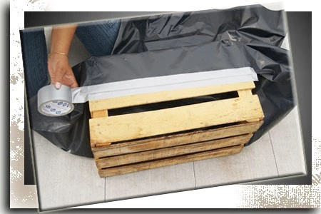 Maceta para hidroponía casera, cinta adhesiva para pegar bolsa negra