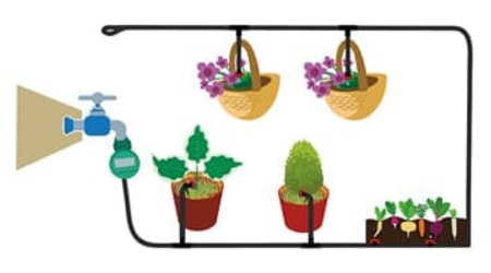 Kit de Riego para Hidroponía con Controlador