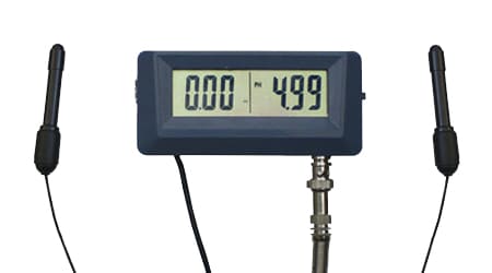 Medidor de Pared COMBO de pH y Electro Conductividad de 110 Volts
