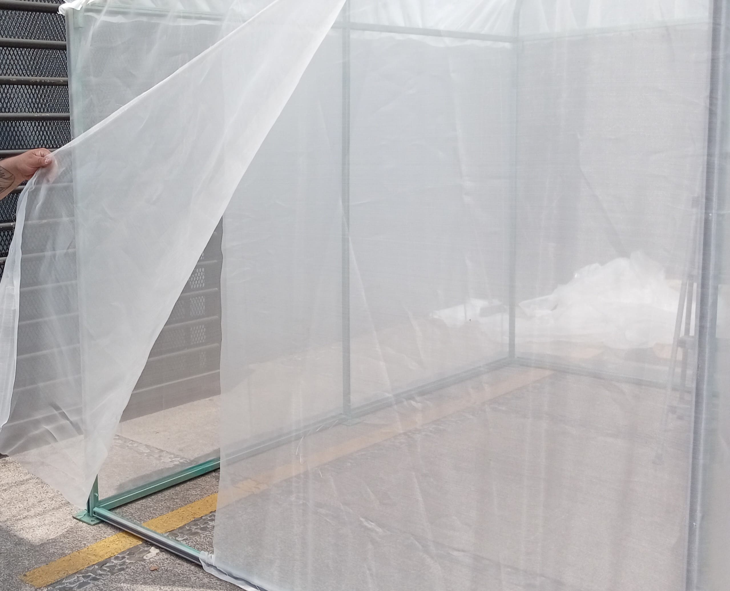 paredes de malla del invernadero para hogar hydrocrop