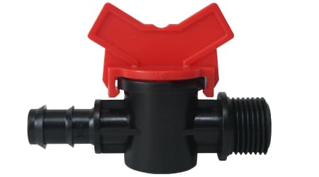 Mini Válvula de 16 mm a 1/2 pulgada Macho