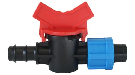 Mini Válvula de Manguera de 16 mm a Cintilla de 17 mm