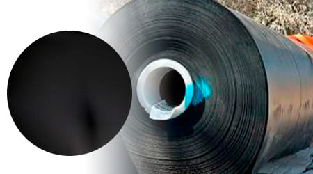 Bobina de Geomembrana de 6.86 x 286.4 metros HDPE 1.00 MM Nominal