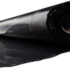 Plástico Negro por Metro para Construcción y Agricultura / Cal 600 / 6 m de ancho