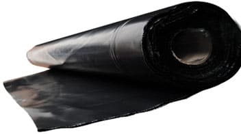 Plástico Negro por Metro para Construcción y Agricultura / Cal 600 / 6 m de ancho