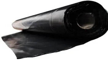 Plástico Negro por Metro para Construcción y Agricultura / Cal 600 / 6 m de ancho