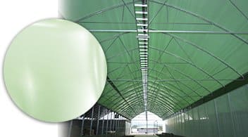 Plástico para invernadero Verde POR METRO de largo ( 15% Sombra /  8.2 m de ancho / Cal 720 )